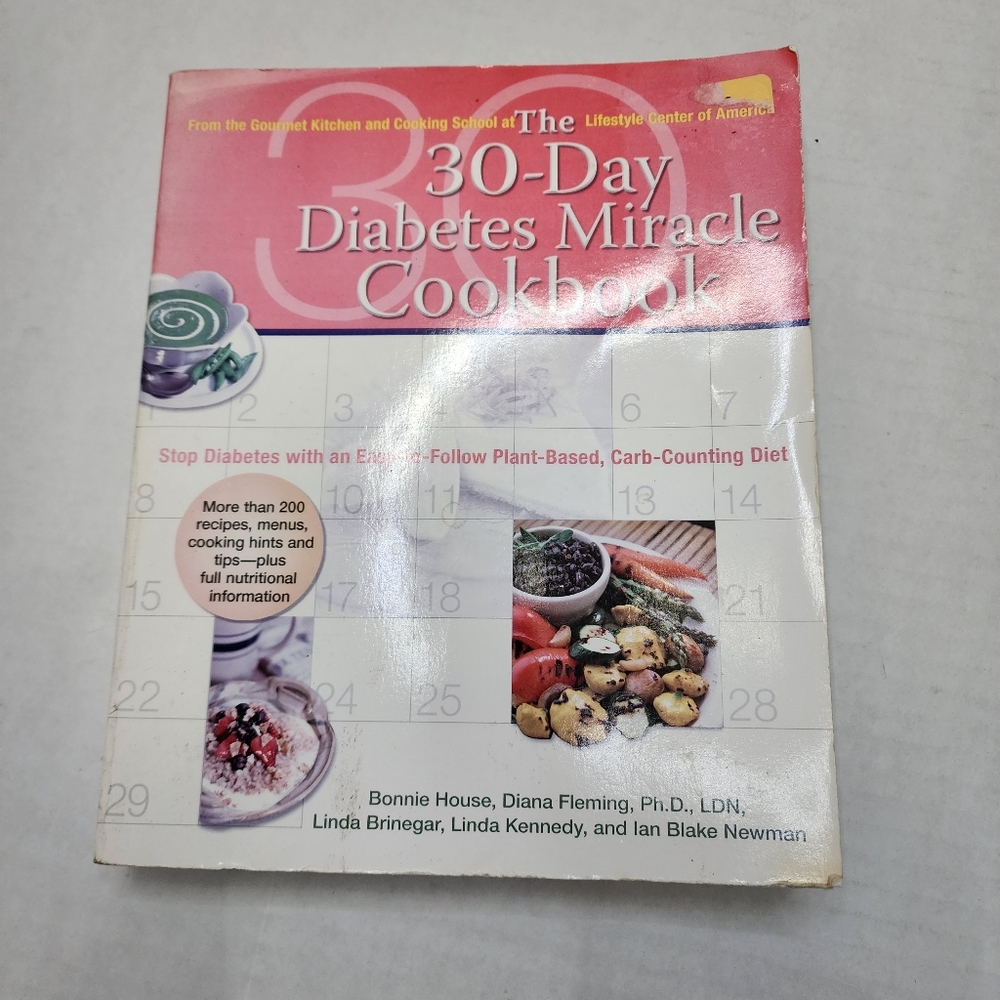 The 30 Day Diabetes Miracle Plant-Based Cookbook